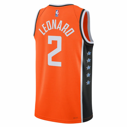 Kawhi Leonard LA Clippers Unisex 2025/26 Swingman Jersey - Orange - City Edition | NBA Jerseys
