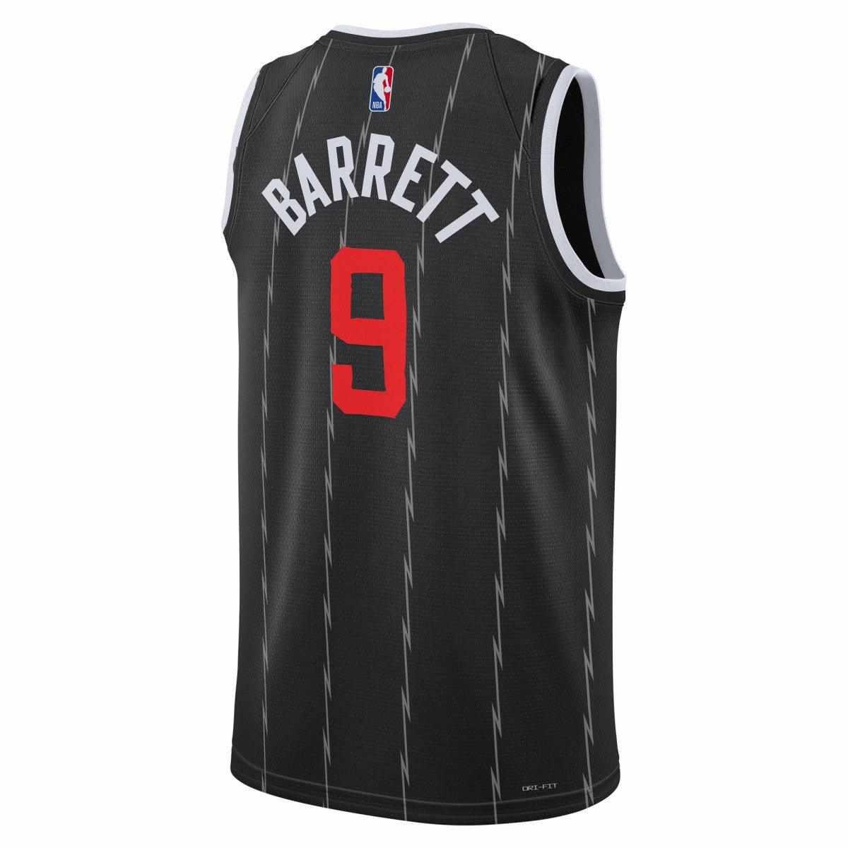 Nike - RJ Barrett Toronto Raptors Unisex 2025/26 Swingman Jersey - Black - City Edition