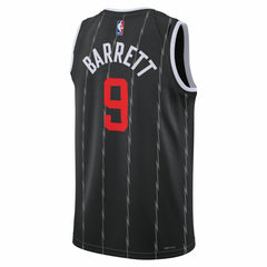 Nike - RJ Barrett Toronto Raptors Unisex 2025/26 Swingman Jersey - Black - City Edition