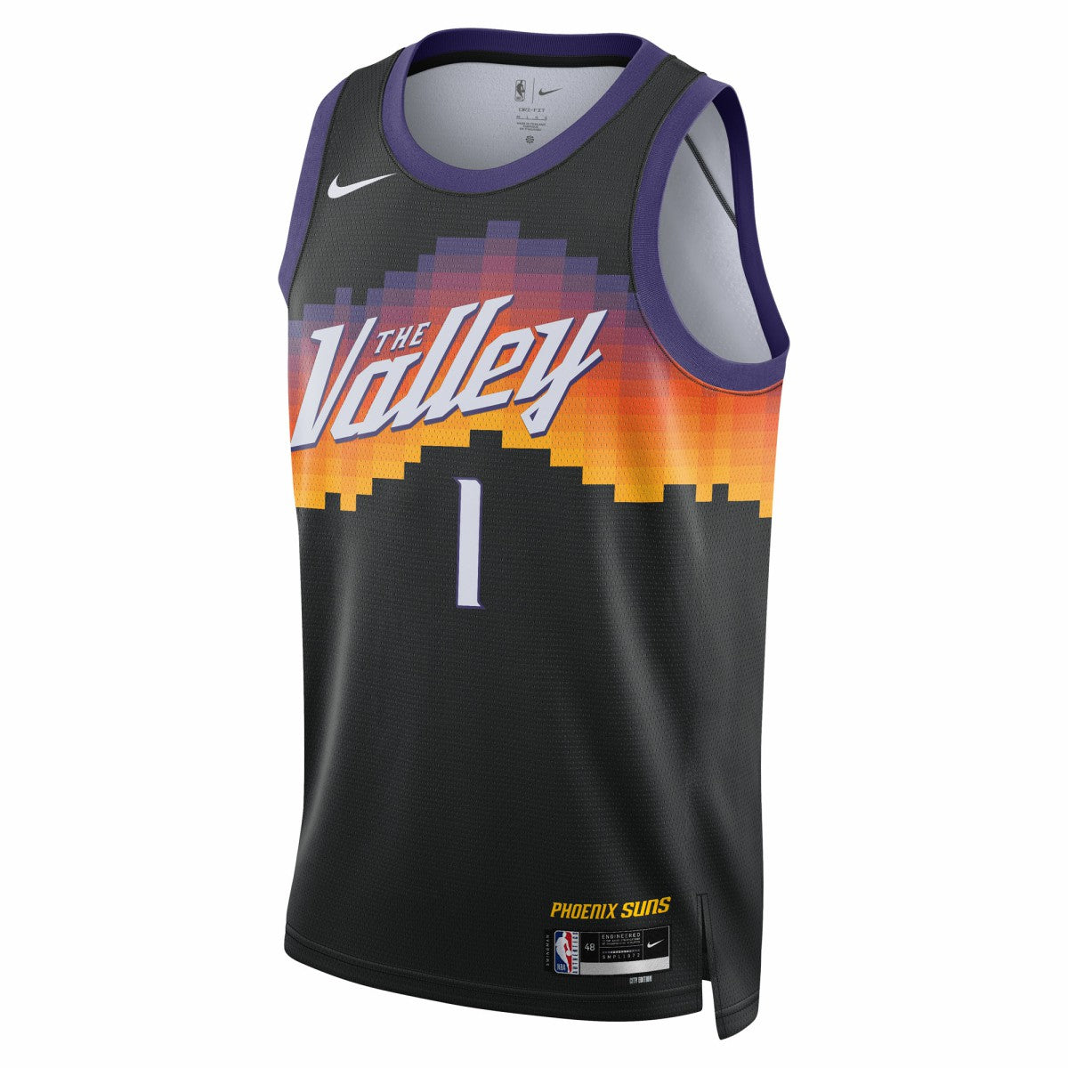 Devin Booker Phoenix Suns Unisex 2025/26 Swingman Jersey - Black - City Edition | NBA Jerseys