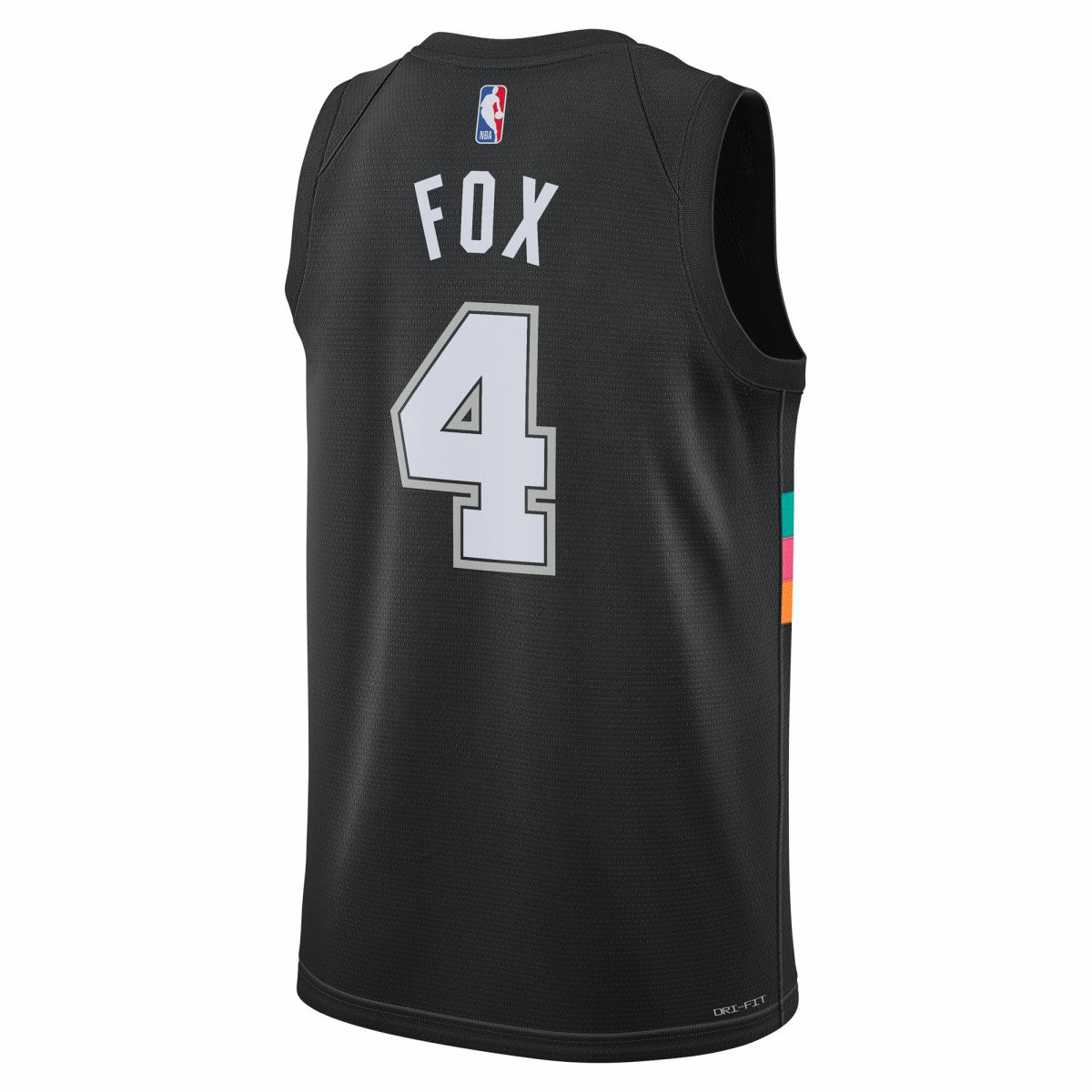 Nike - De'Aaron Fox San Antonio Spurs Unisex 2025/26 Swingman Jersey - Black - City Edition