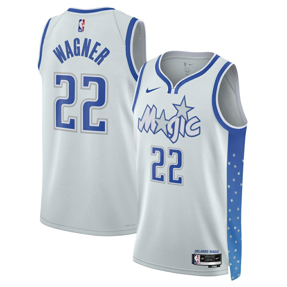 Nike - Franz Wagner Orlando Magic Unisex 2025/26 Swingman Jersey - Silver - City Edition