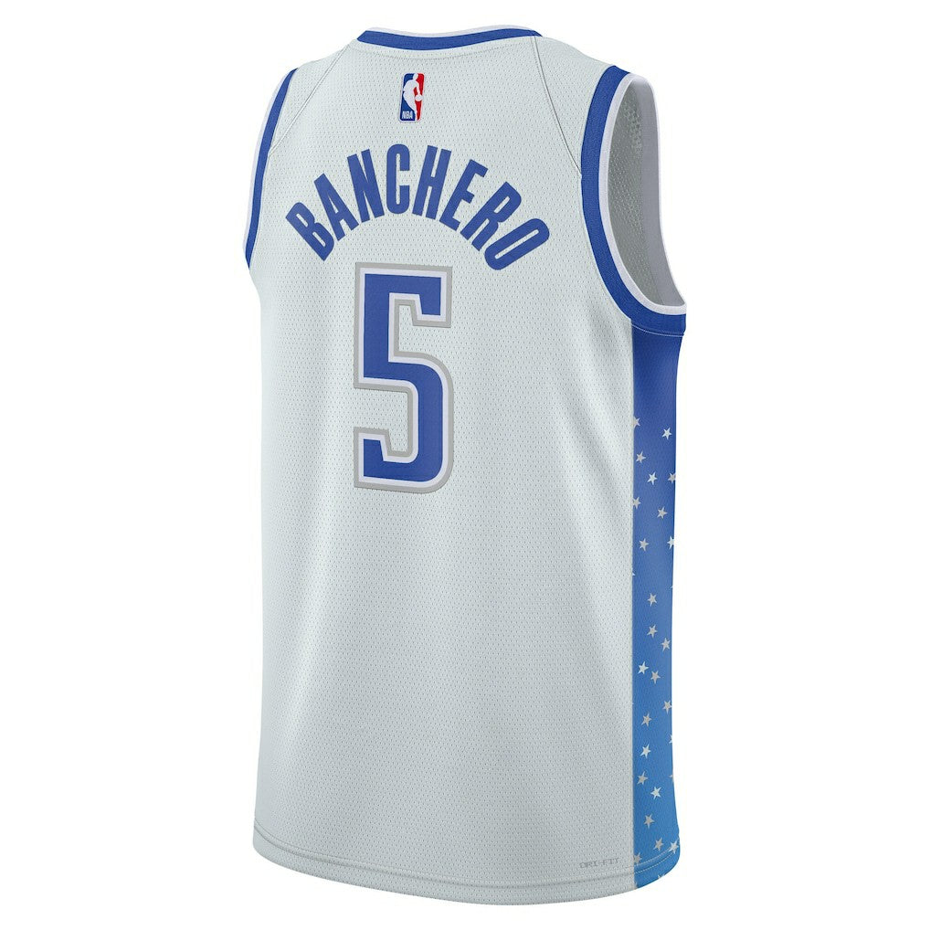 Nike - Paolo Banchero Orlando Magic Unisex 2025/26 Swingman Jersey - Silver - City Edition