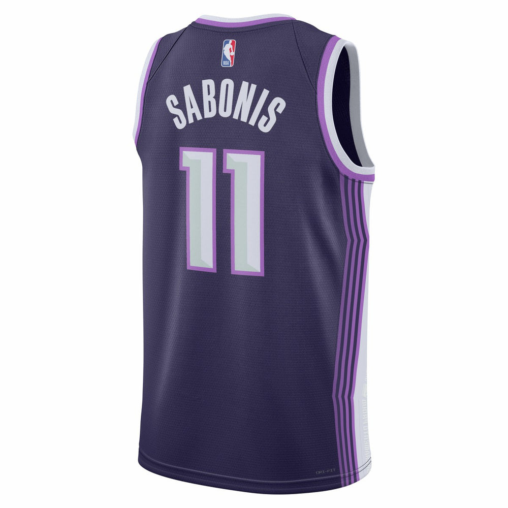 Nike - Domantas Sabonis Sacramento Kings Unisex 2025/26 Swingman Jersey - Purple - City Edition