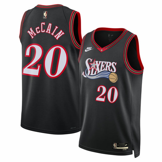 Jared McCain Philadelphia 76ers Unisex Swingman Jersey - Classic Edition - Black | NBA Jerseys