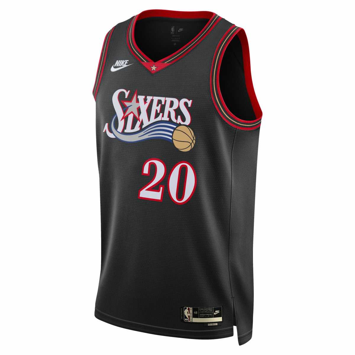 Nike - Jared McCain Philadelphia 76ers Unisex Swingman Jersey - Classic Edition - Black