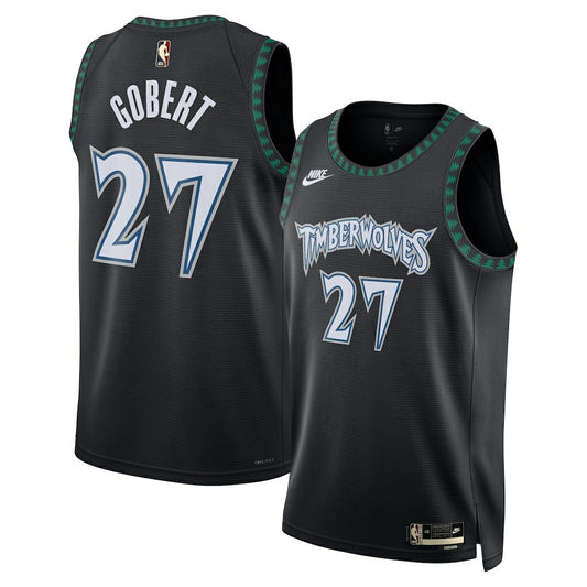 Rudy Gobert Minnesota Timberwolves Unisex Swingman Jersey - Classic Edition - Black | NBA Jerseys
