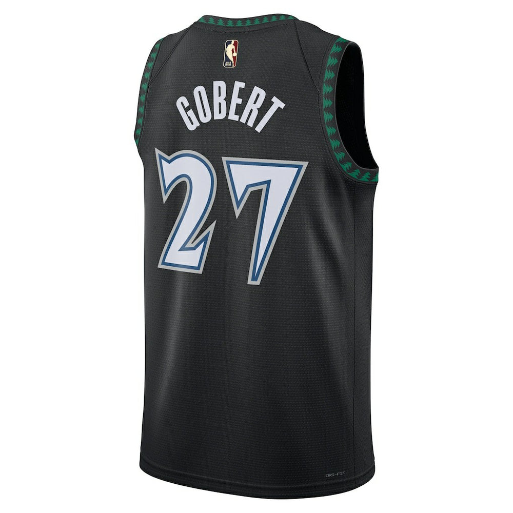 Nike - Rudy Gobert Minnesota Timberwolves Unisex Swingman Jersey - Classic Edition - Black