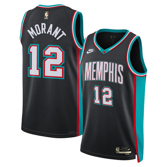 Ja Morant Memphis Grizzlies Unisex Swingman Jersey - Classic Edition - Black | NBA Jerseys