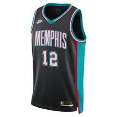 Nike - Ja Morant Memphis Grizzlies Unisex Swingman Jersey - Classic Edition - Black