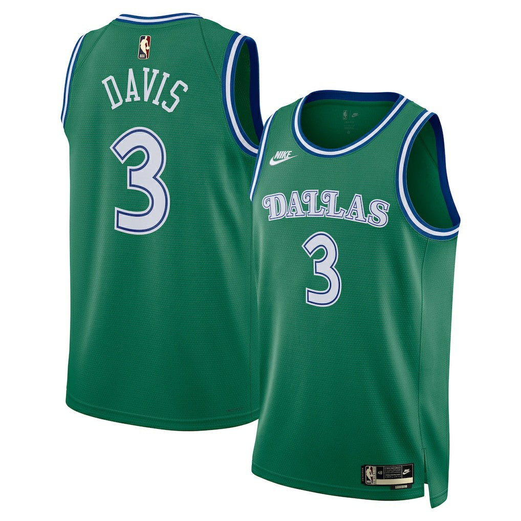 Nike - Anthony Davis Dallas Mavericks Unisex Swingman Jersey - Classic Editi- Green