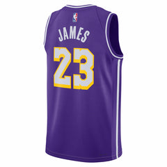 NBA - LeBron James Los Angeles Lakers Jordan Brand Unisex Swingman Jersey - Statement Edition - Purple