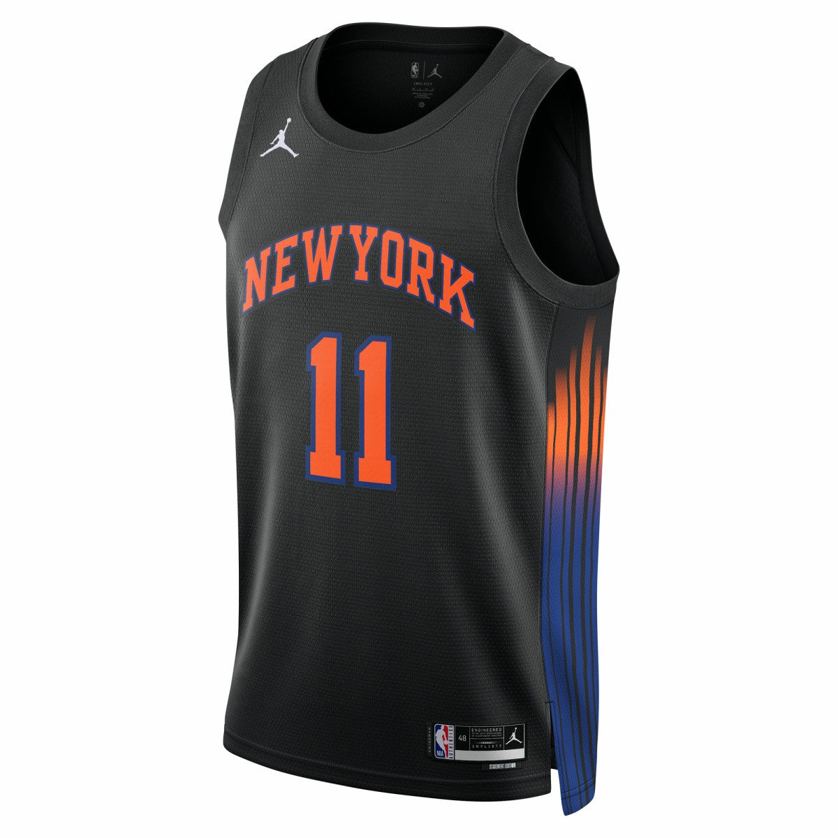 NBA - Jalen Brunson New York Knicks Jordan Brand Unisex Swingman Jersey - Statement Edition - Black