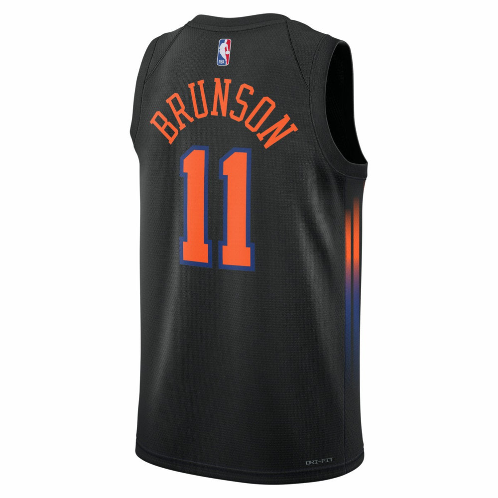 NBA - Jalen Brunson New York Knicks Jordan Brand Unisex Swingman Jersey - Statement Edition - Black