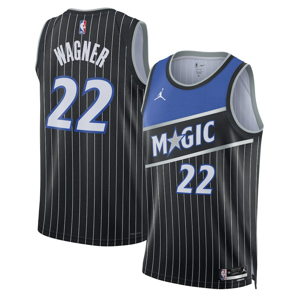 NBA - Franz Wagner Orlando Magic Jordan Brand Unisex Swingman Jersey - Statement Edition - Black