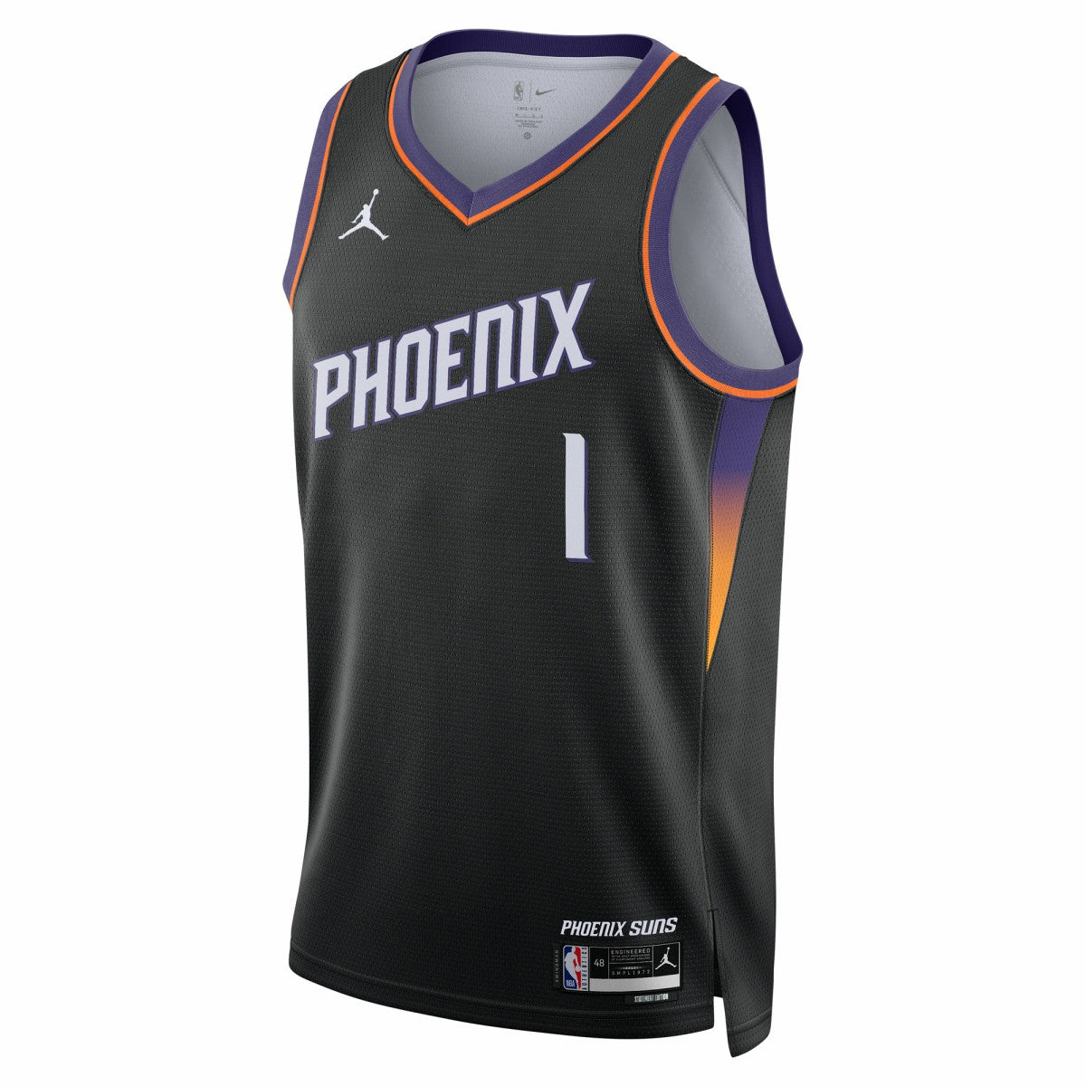 NBA - Devin Booker Phoenix Suns Jordan Brand Unisex Swingman Jersey - Statement Edition - Black