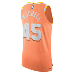 Nike - Donovan Mitchell Cleveland Cavaliers Unisex 2025/26 Authentic Jersey - City Editi- Orange