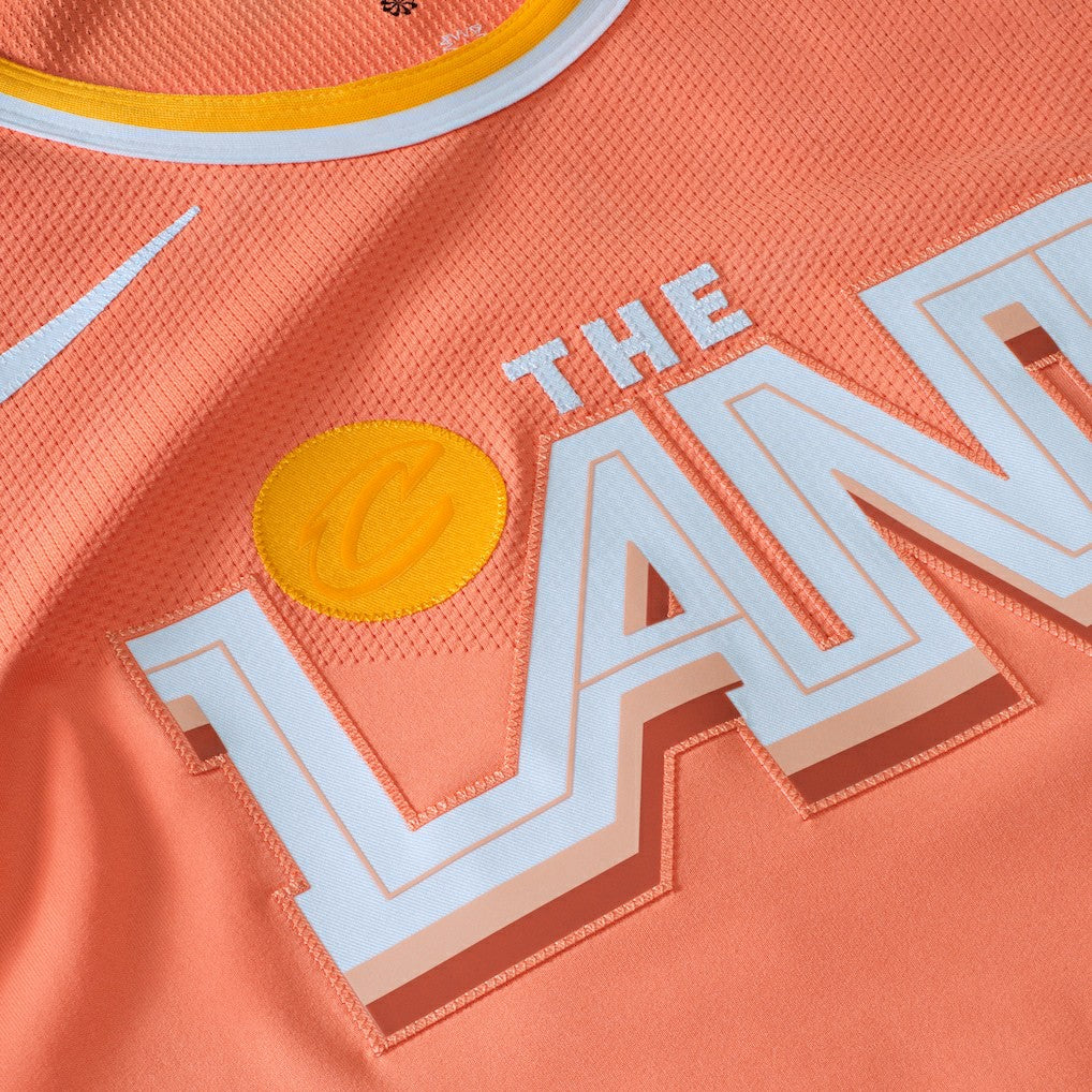 Donovan Mitchell Cleveland Cavaliers Unisex 2025/26 Authentic Jersey sale - City Editi- Orange | NBA Jerseys