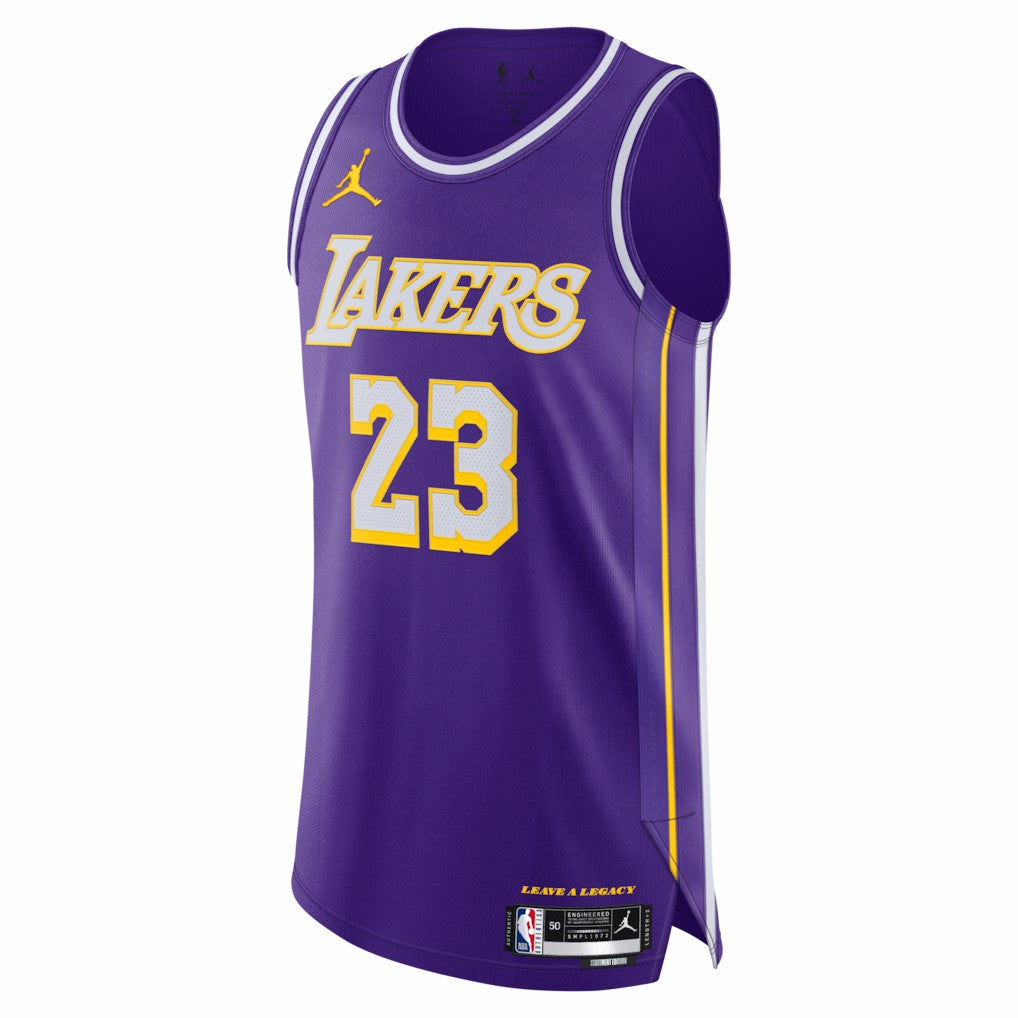 LeBron James Los Angeles Lakers Jordan Brand Unisex 2025/26 Authentic Jersey - Statement Edition - Purple discount | NBA Jerseys