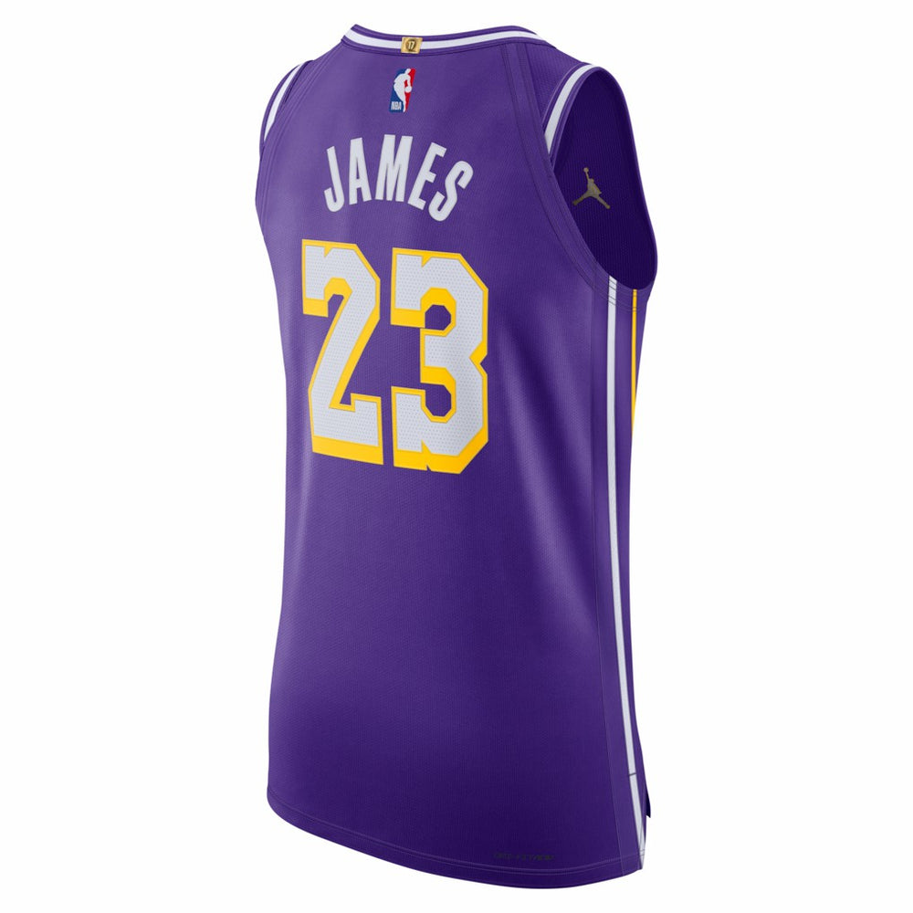 NBA - LeBron James Los Angeles Lakers Jordan Brand Unisex 2025/26 Authentic Jersey - Statement Edition - Purple