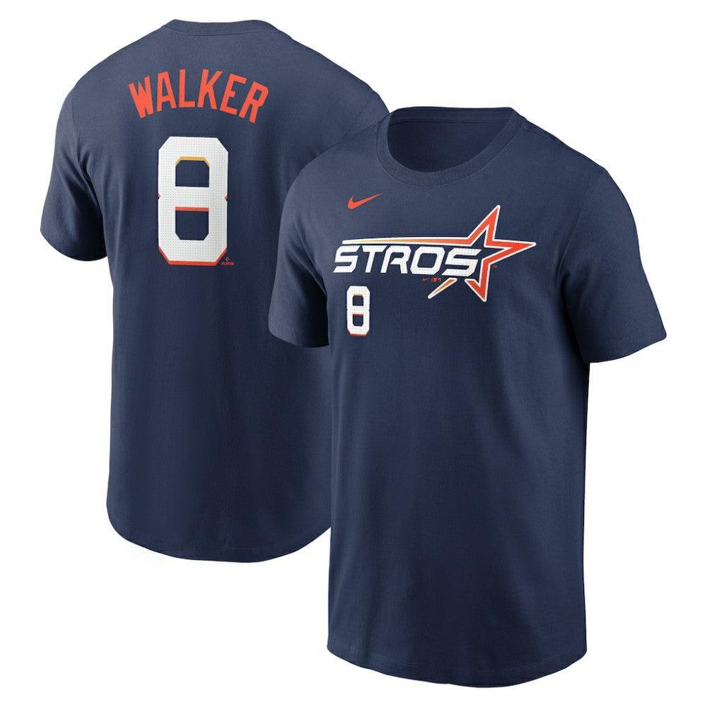 Christian Walker Houston Astros Nike 2025 City Connect Fuse Name & Number T-Shirt Online