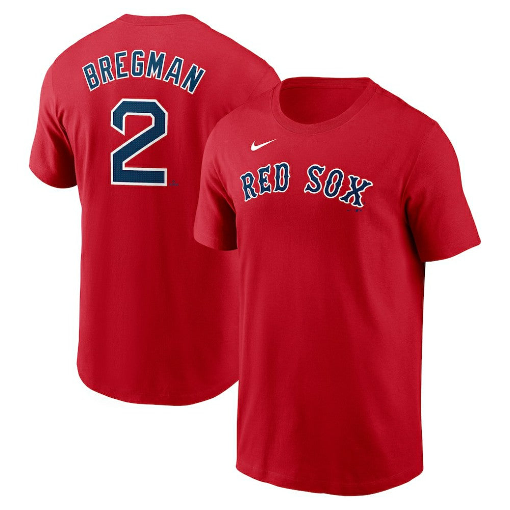 Alex Bregman Boston Red Sox Nike Fuse Name & Number T-Shirt Clearance