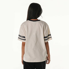 Dallas Cowboys The Wild Collective Women's Vintage Drop Shoulder Oversized Boyfriend T-Shirt Cream - NFL