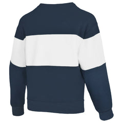 Dallas Cowboys Lauren James Women's Bling Colorblock Terry Sweatshirt Navy - NFL