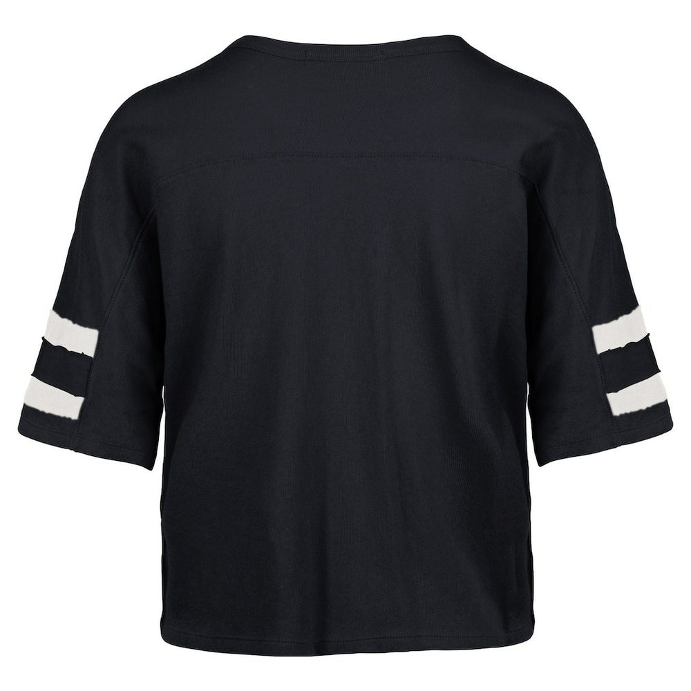 Dallas Cowboys '47 Women's Premier Scout Cropped V-Neck T-Shirt Navy - 47 brand