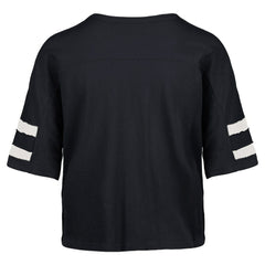 Dallas Cowboys '47 Women's Premier Scout Cropped V-Neck T-Shirt Navy - 47 brand