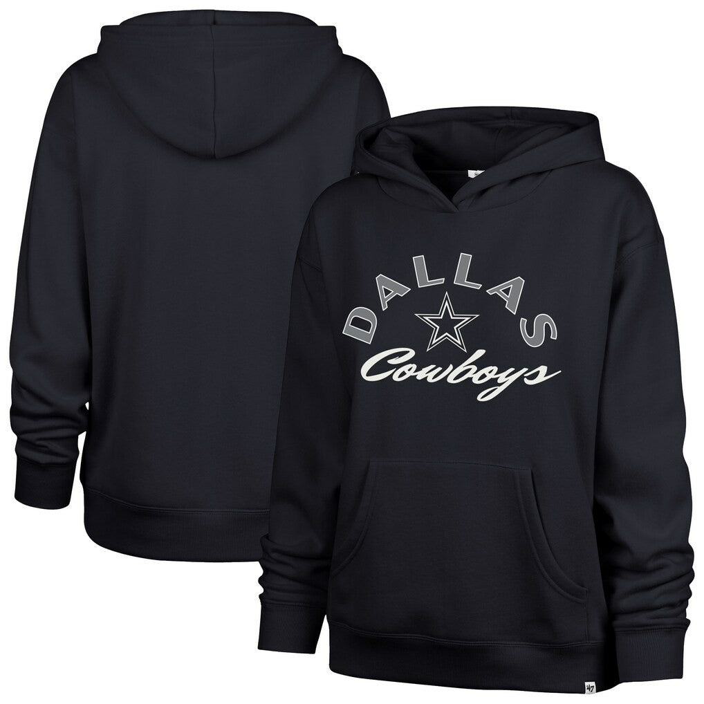 Dallas Cowboys '47 Women's Whirlwind Naomi Pullover Hoodie Navy - 47 brand