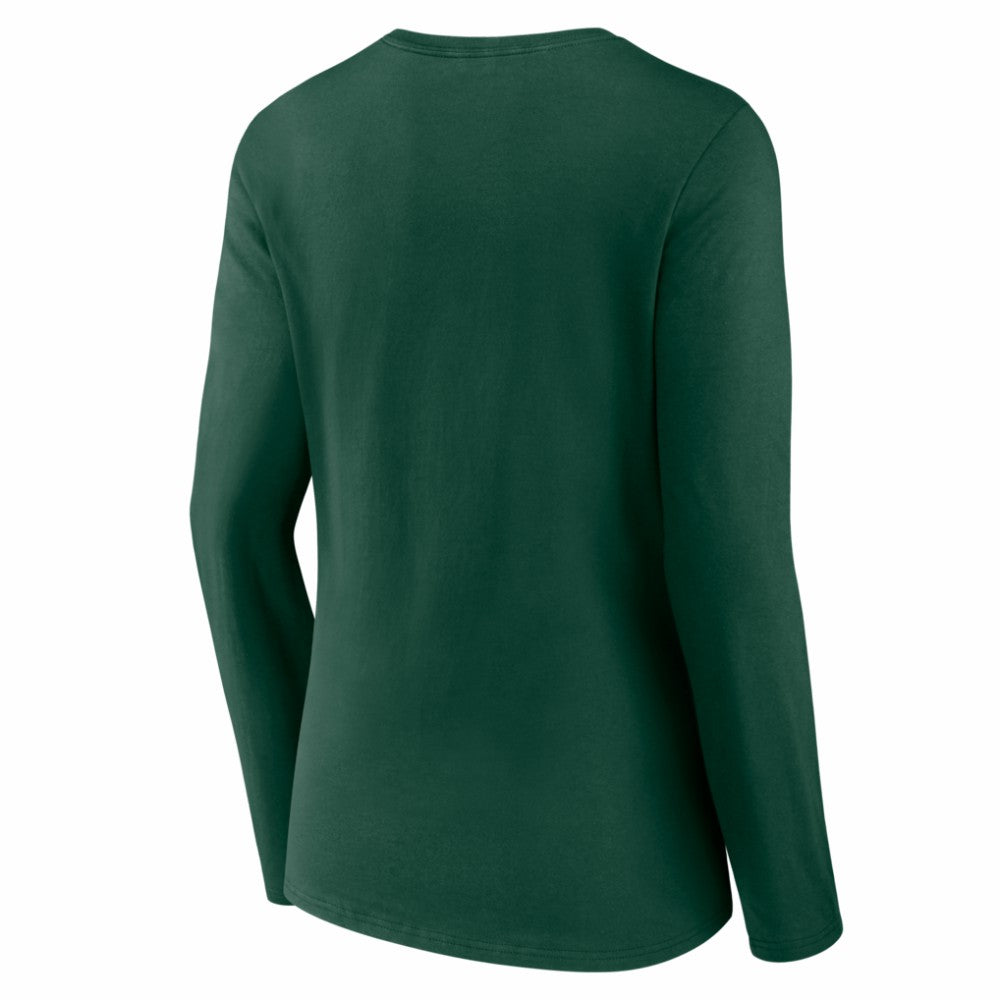 Athletics Women's Logo Long Sleeve V-Neck T-Shirt Clearance
