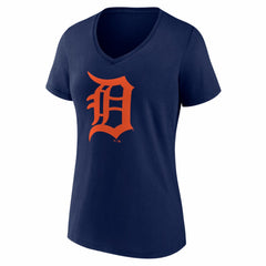 Detroit Tigers Women's Logo V-Neck T-Shirt discount