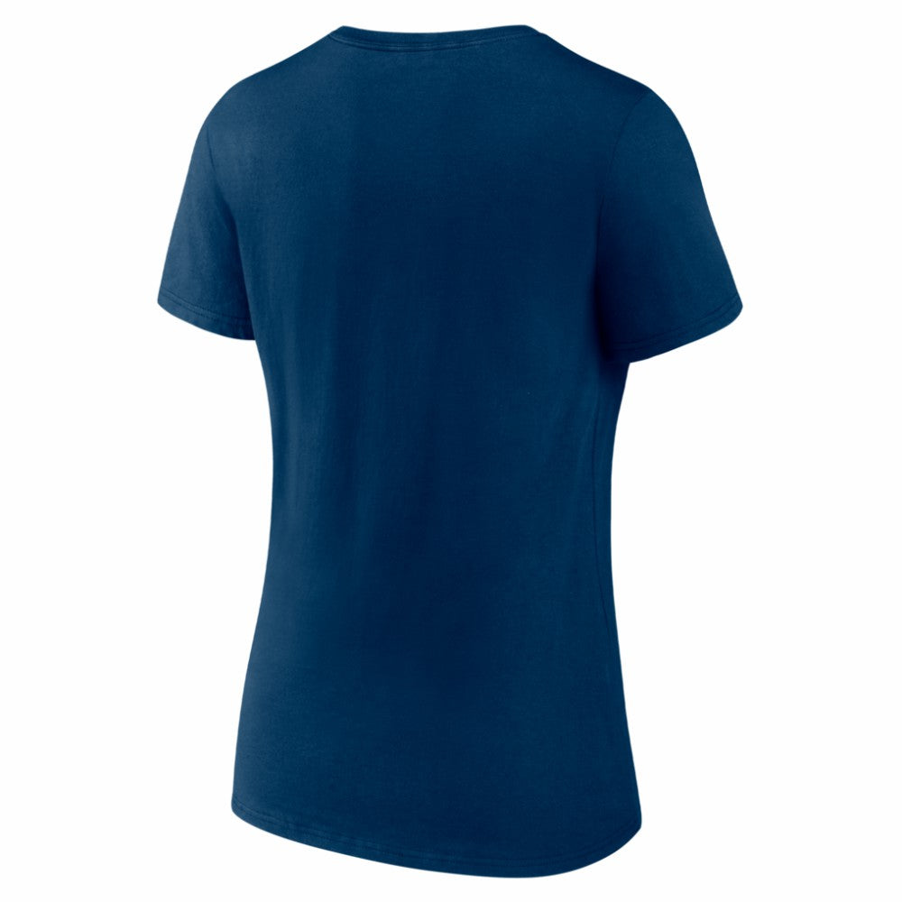 Seattle Mariners Women's Logo V-Neck T-Shirt On Sale