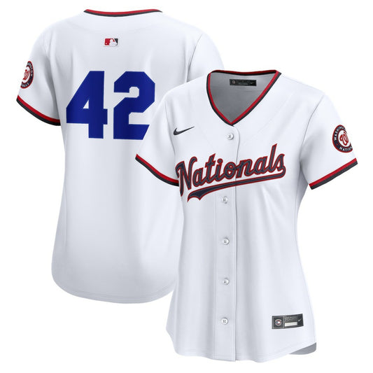 Washington Nationals Nike Home 2025 Jackie Robinson Day Limited Jersey – White | MLB Jerseys