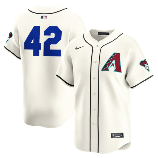 Arizona Diamondbacks Nike Home 2025 Jackie Robinson Day Limited Jersey – Cream | MLB Jerseys