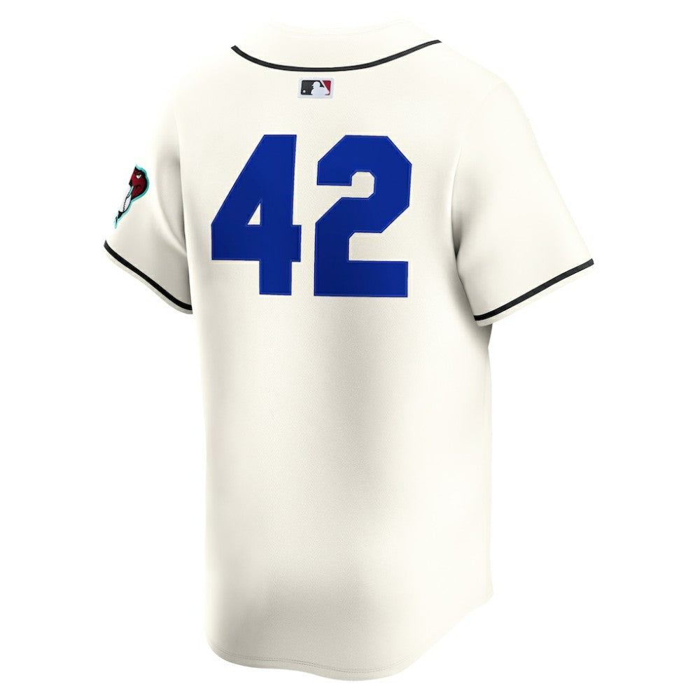 Arizona Diamondbacks Nike Home 2025 Jackie Robinson Day Limited Jersey – Cream On Sale