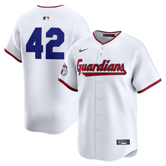 Cleveland Guardians Nike Home 2025 Jackie Robinson Day Limited Jersey – White | MLB Jerseys