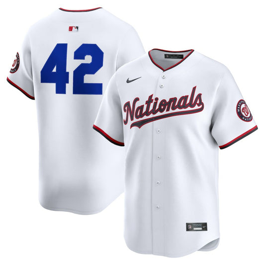 Washington Nationals Nike Home 2025 Jackie Robinson Day Limited Jersey – White | MLB Jerseys