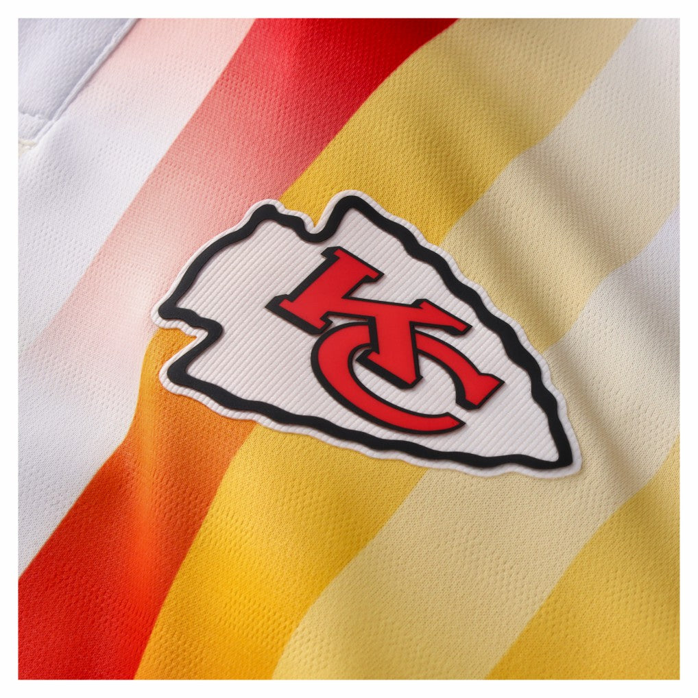 Kansas City Chiefs NFL Football x Football Collared Fan Top Red - Fanatics