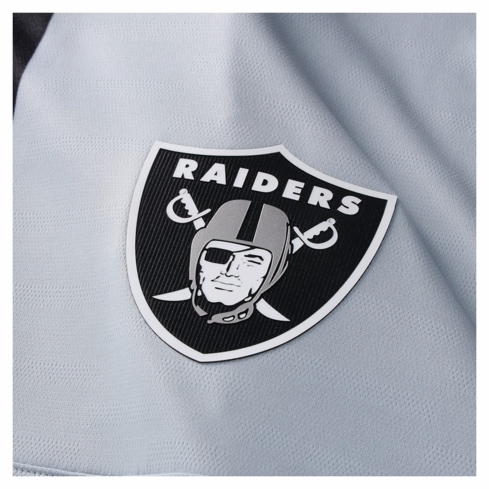 Las Vegas Raiders NFL Football x Football Fan Top Silver - Fanatics