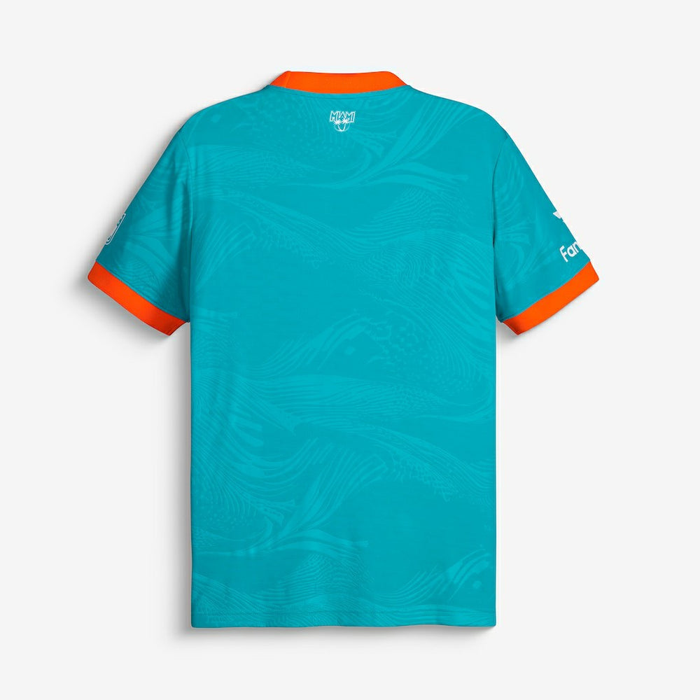 Miami Dolphins NFL Football x Football Fan Top Aqua - Fanatics