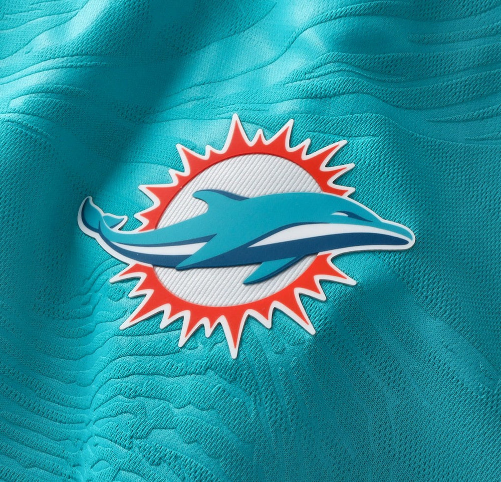 Miami Dolphins NFL Football x Football Fan Top Aqua - Fanatics