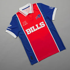 Buffalo Bills NFL Football x Football Collared Fan Top Red - Fanatics