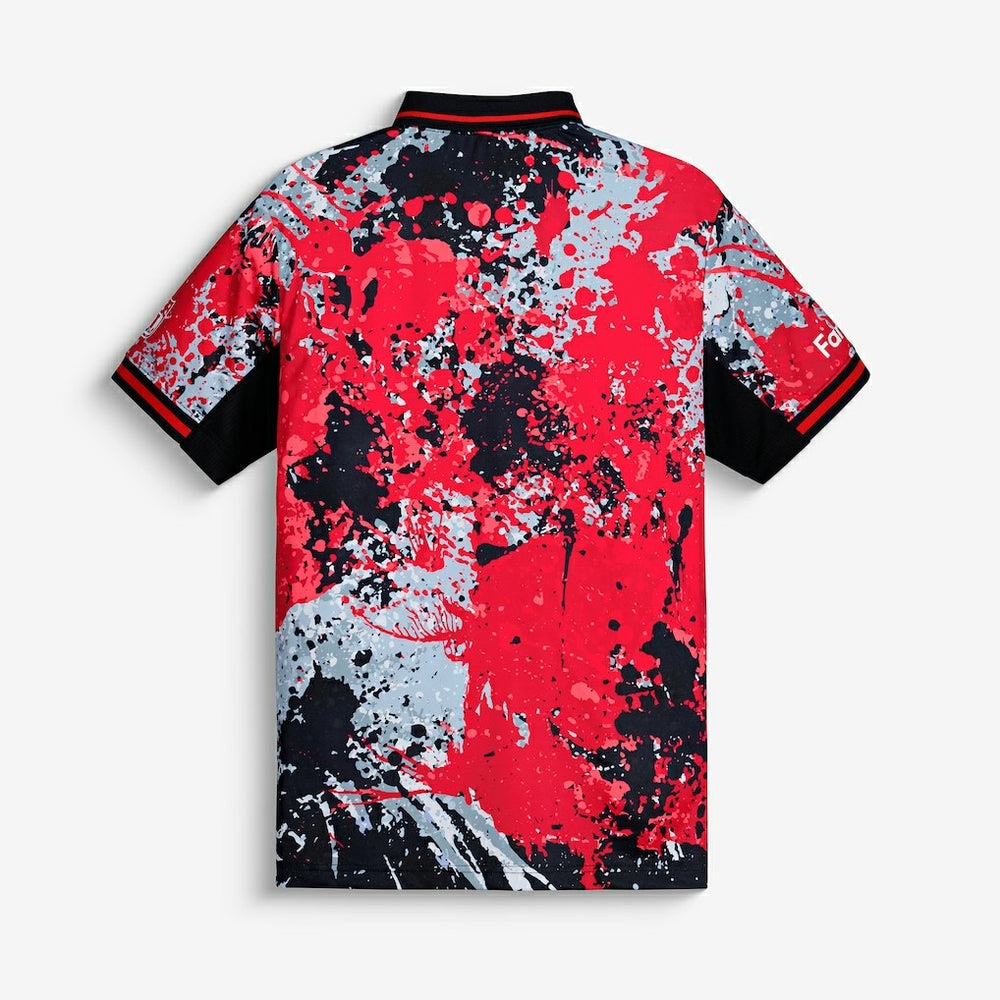 Atlanta Falcons NFL Football x Football Collared Fan Top Black - Fanatics