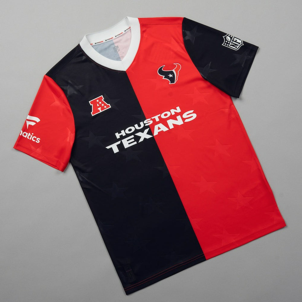Houston Texans NFL Football x Football V-Neck Fan Top Navy - Fanatics
