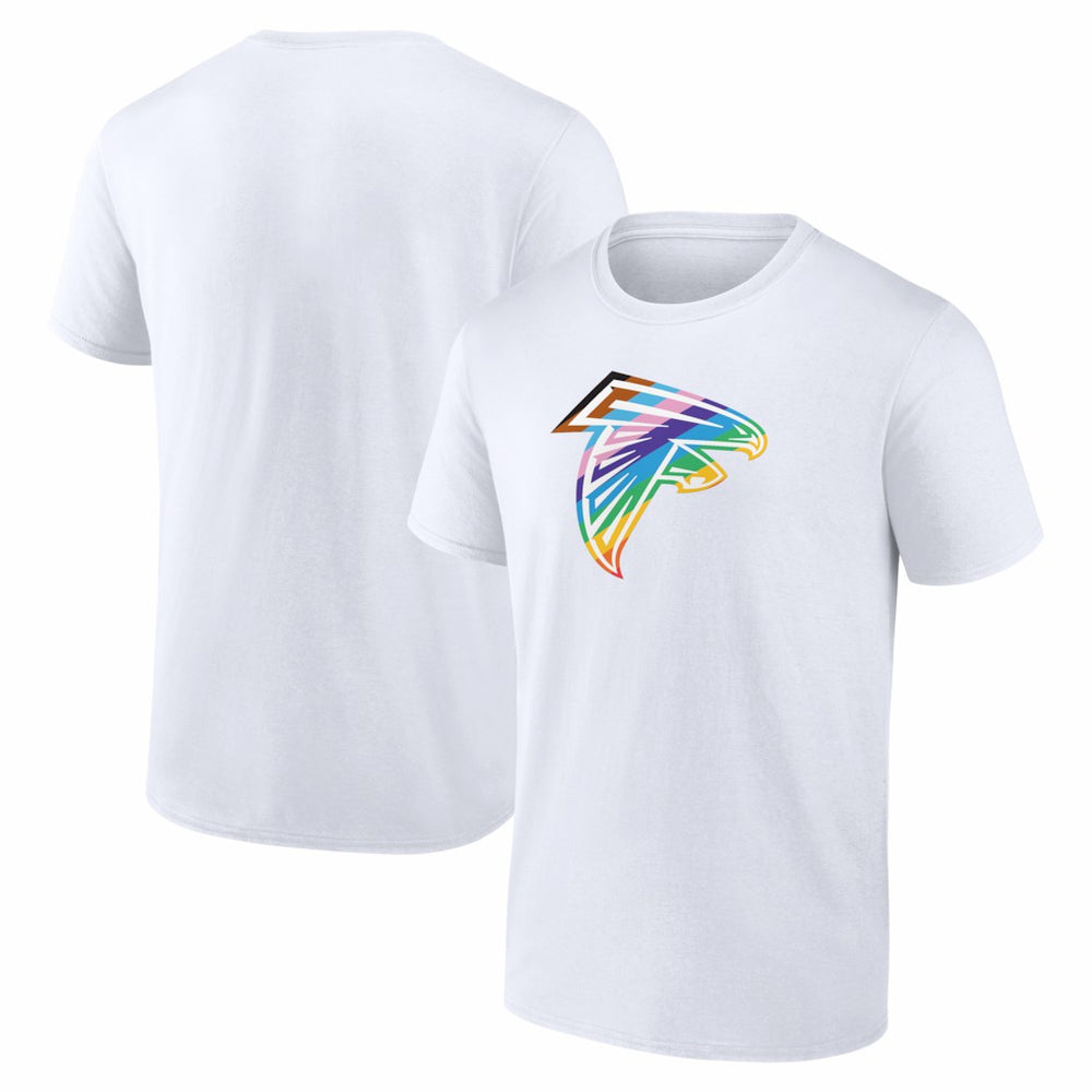 Atlanta Falcons Logo Pride T-Shirt White - NFL
