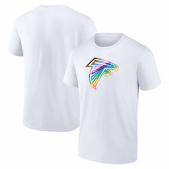 Atlanta Falcons Logo Pride T-Shirt White - NFL