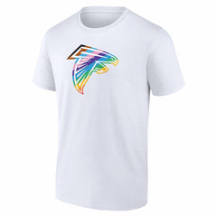 Atlanta Falcons Logo Pride T-Shirt White - NFL