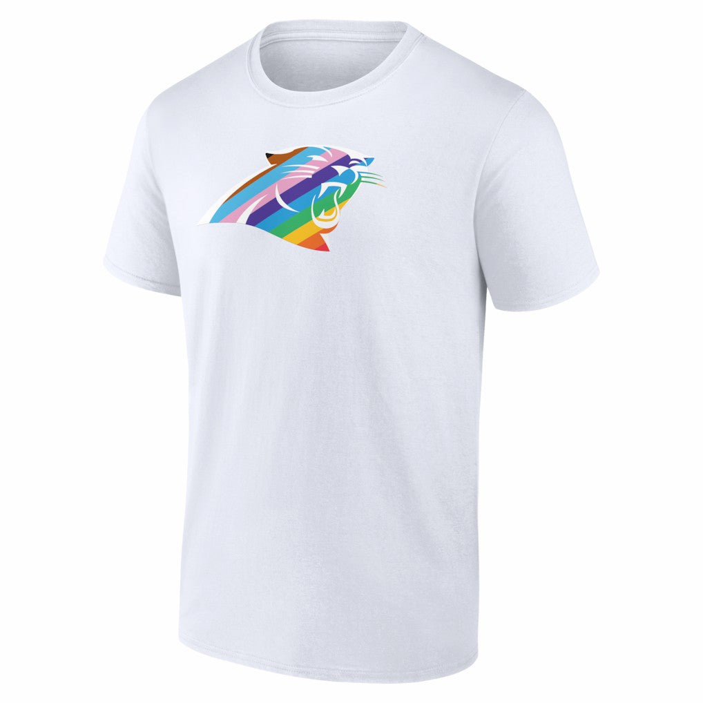 Carolina Panthers Logo Pride T-Shirt White - NFL